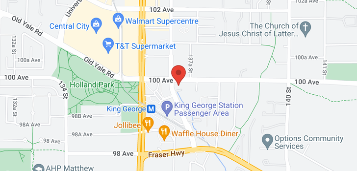 map of 1108 13696 100 AVENUE